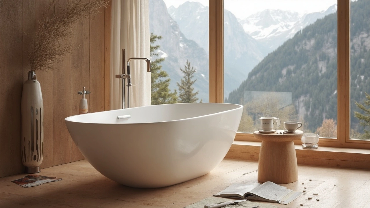 Freistehende Badewanne einbauen: Möglichkeiten, Herausforderungen und Tipps