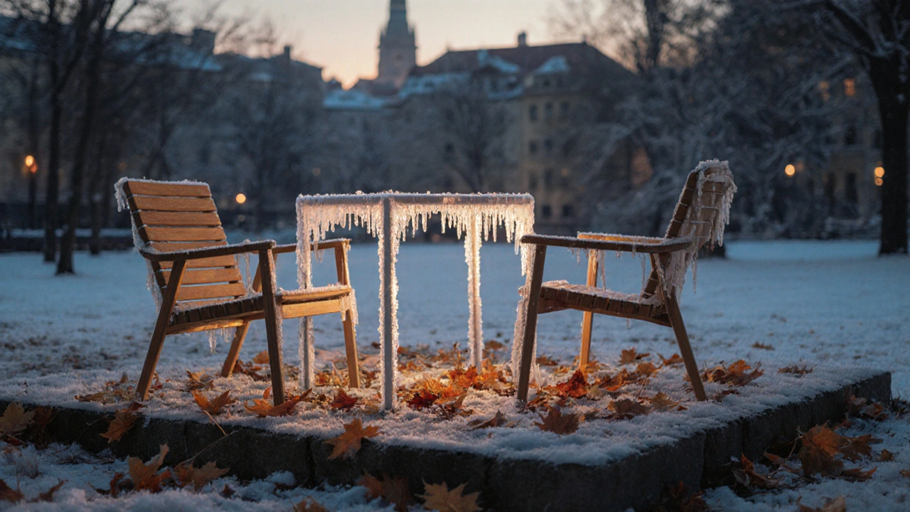 Gartenmöbel im Winter draußen lassen - Was Sie beachten müssen