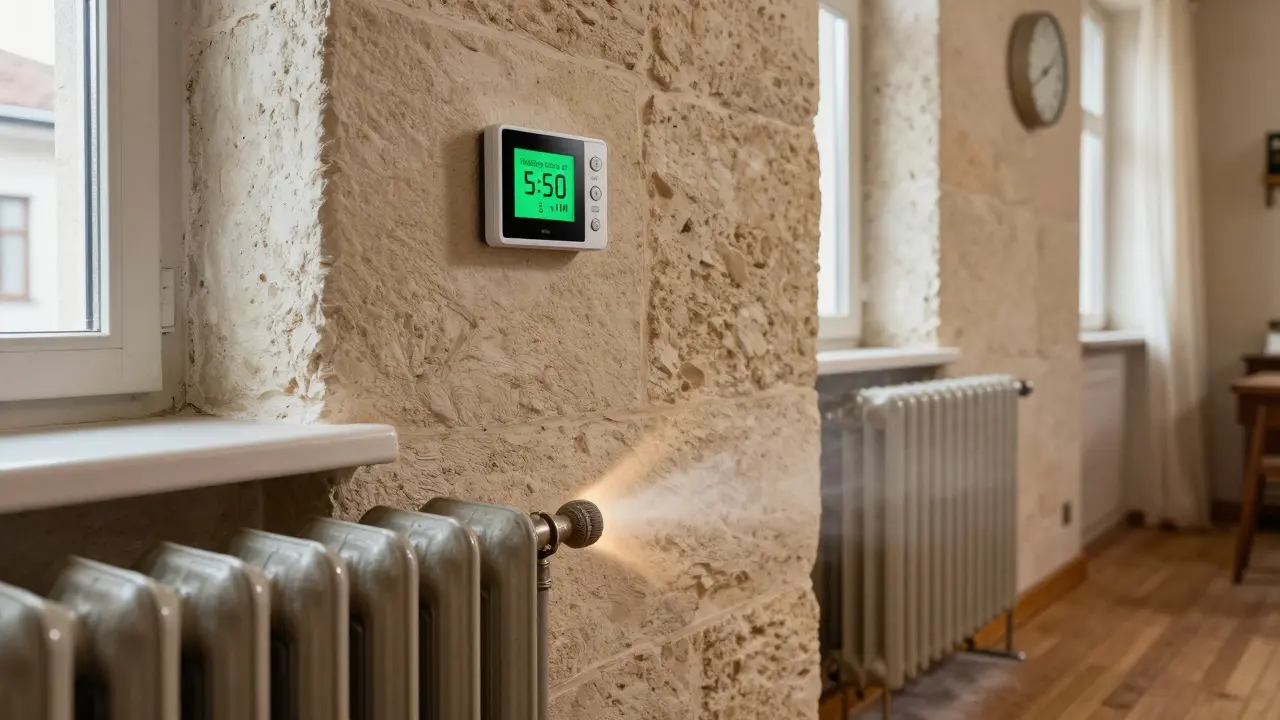 Smarte Heizpläne im Altbau: Wie Trägheit und Sensorik Energie sparen