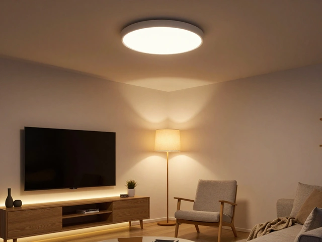 Beleuchtung im Wohnzimmer: Die richtige Kombination aus Deckenleuchten, Stehlampen und LED-Strips