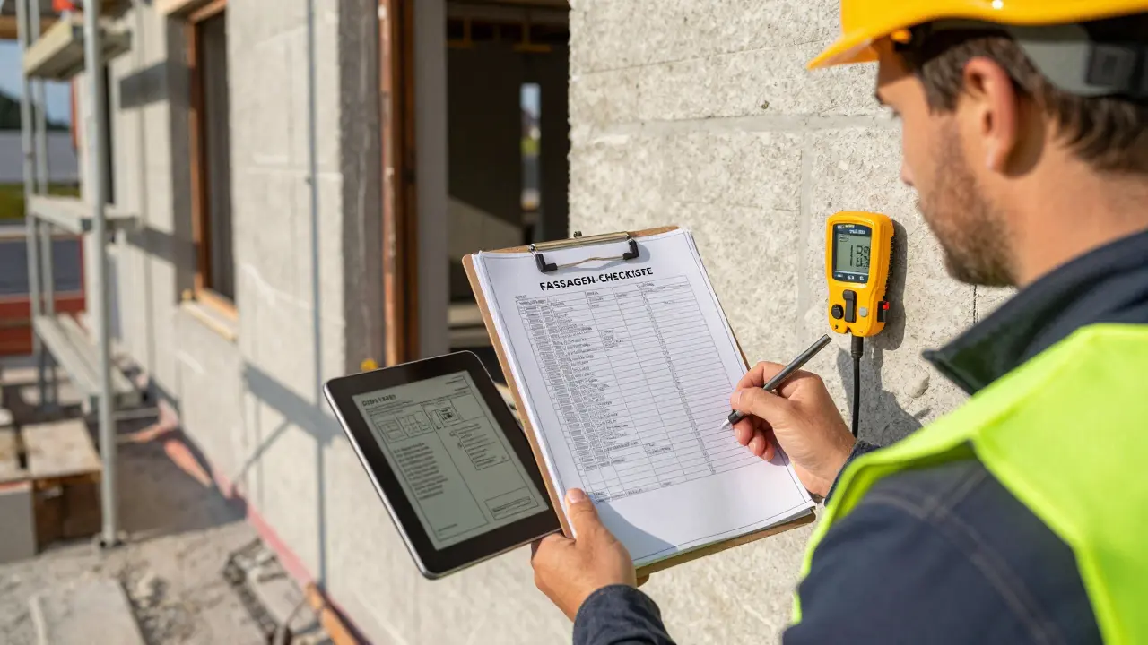 Fassaden-Checkliste: Von der Planung bis zur Abnahme - So sichern Sie Ihre Außenarbeiten
