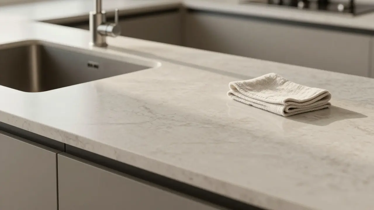 Küchenarbeitsplatte fugenlos: Mineralwerkstoff und Beton im Vergleich