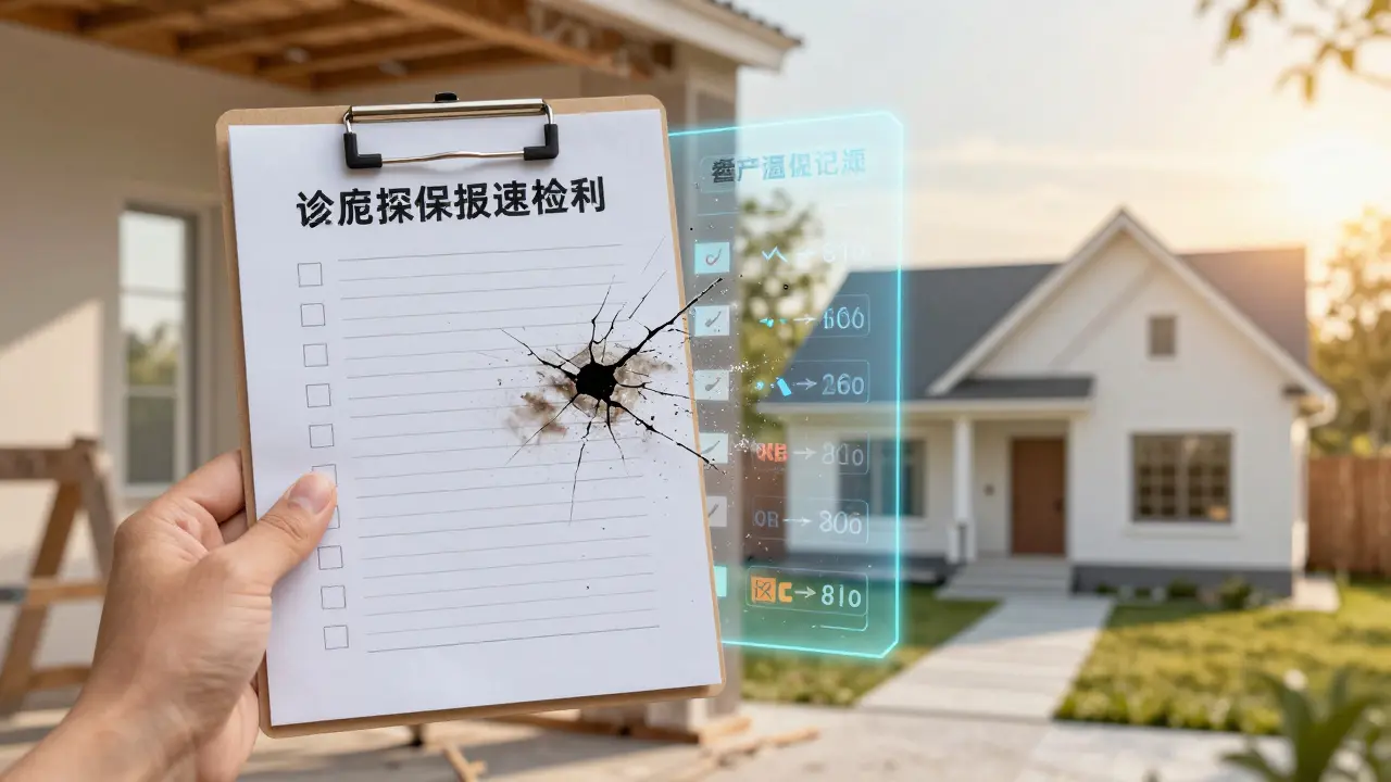 Hand holding paper checklist beside glowing digital checklist, defects disappearing as quality is verified.