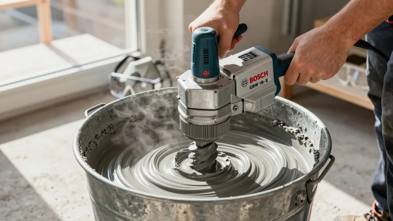 Mörtelmischer und Rührwerke: Der ultimative Vergleich für Putz, Estrich und Spachtel