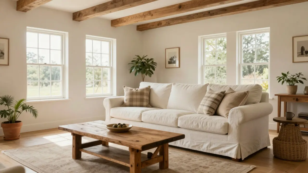 Landhausstil im Wohnzimmer: So gestalten Sie Ihr gemütliches Natur-Paradies