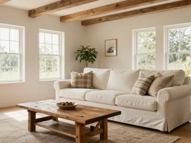 Landhausstil im Wohnzimmer: So gestalten Sie Ihr gemütliches Natur-Paradies