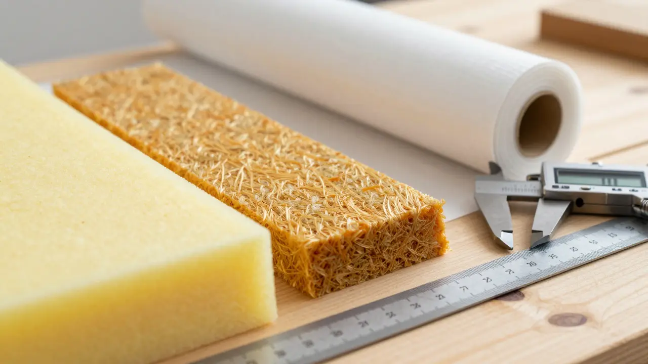 Vergleich von Dämmmaterialien wie XPS und Mineralwolle