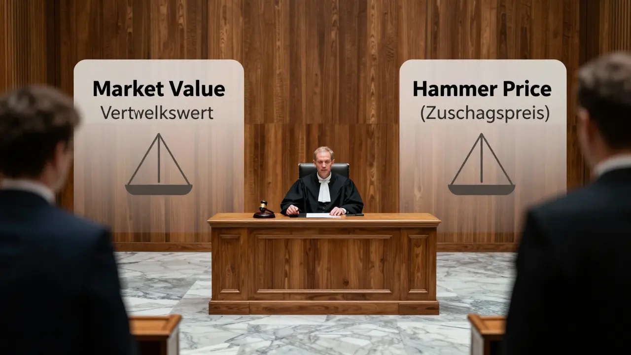 Zwangsversteigerung: Marktwert vs. Zuschlagspreis - So kalkulieren Sie richtig