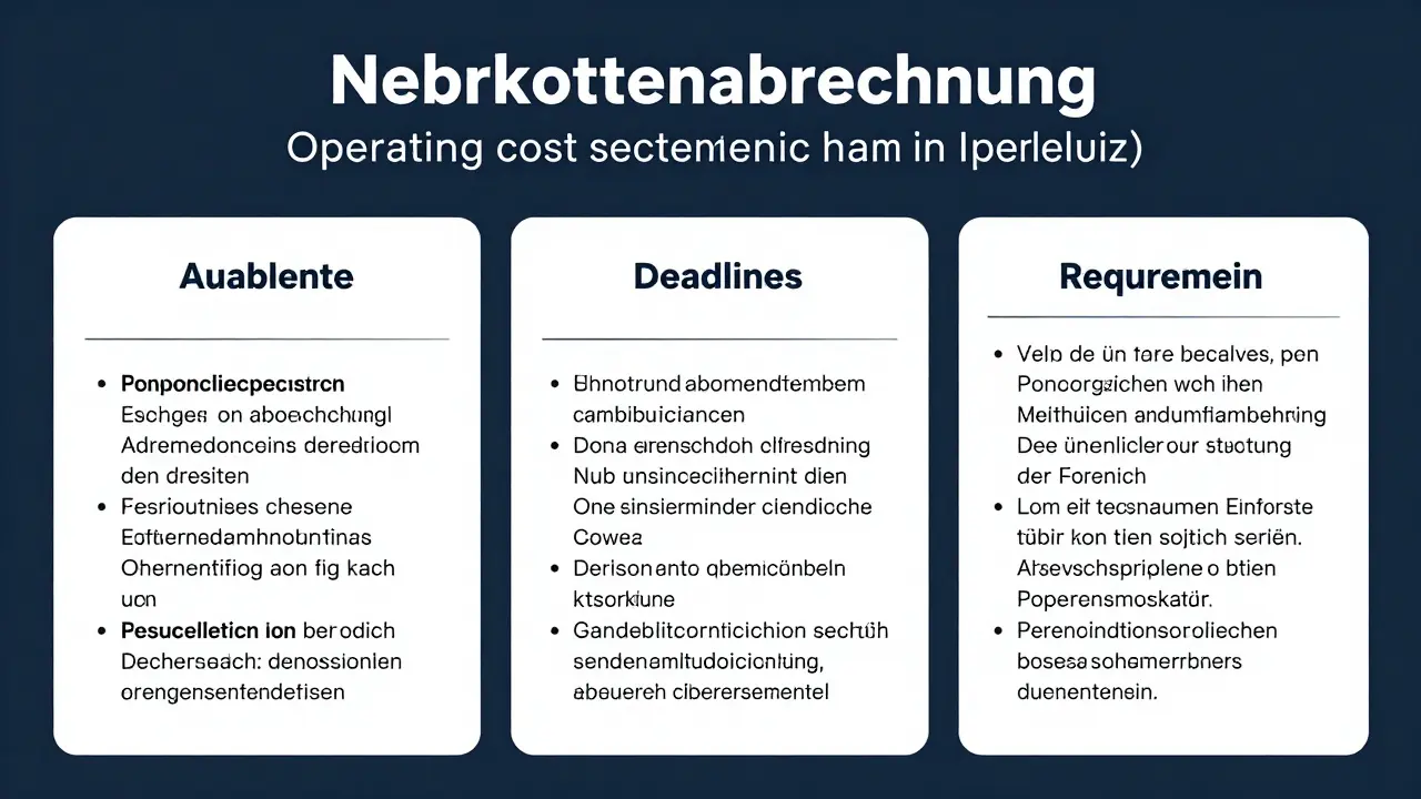 Nebenkostenabrechnung in Mietimmobilien: So vermeiden Sie die häufigsten Fehler