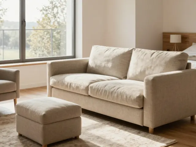 Wohnzimmer für Gäste optimieren: Zusätzliche Sitzplätze und flexible Möbel
