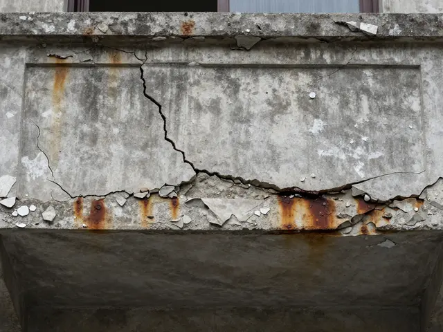 Balkonsanierung: Betonschäden an der Fassade richtig beheben