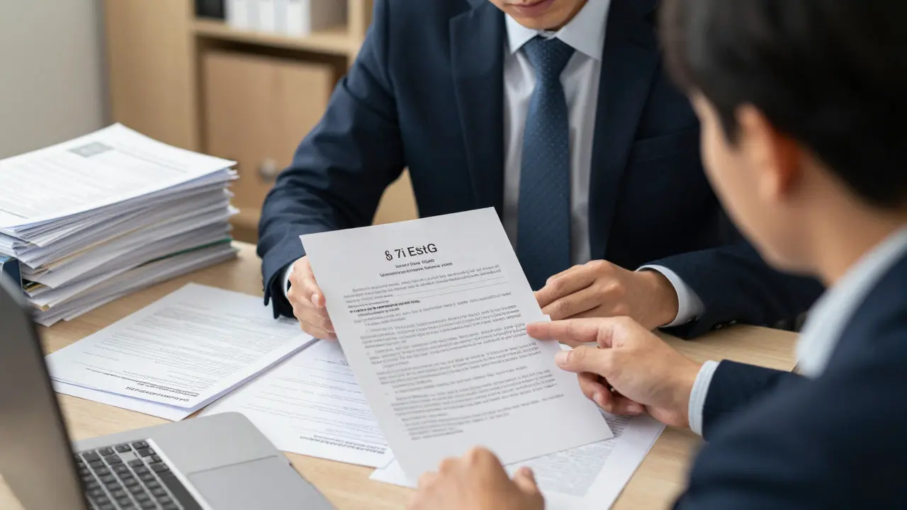 Steuerberater erklärt komplexe Denkmalschutz-Dokumente einem Kunden