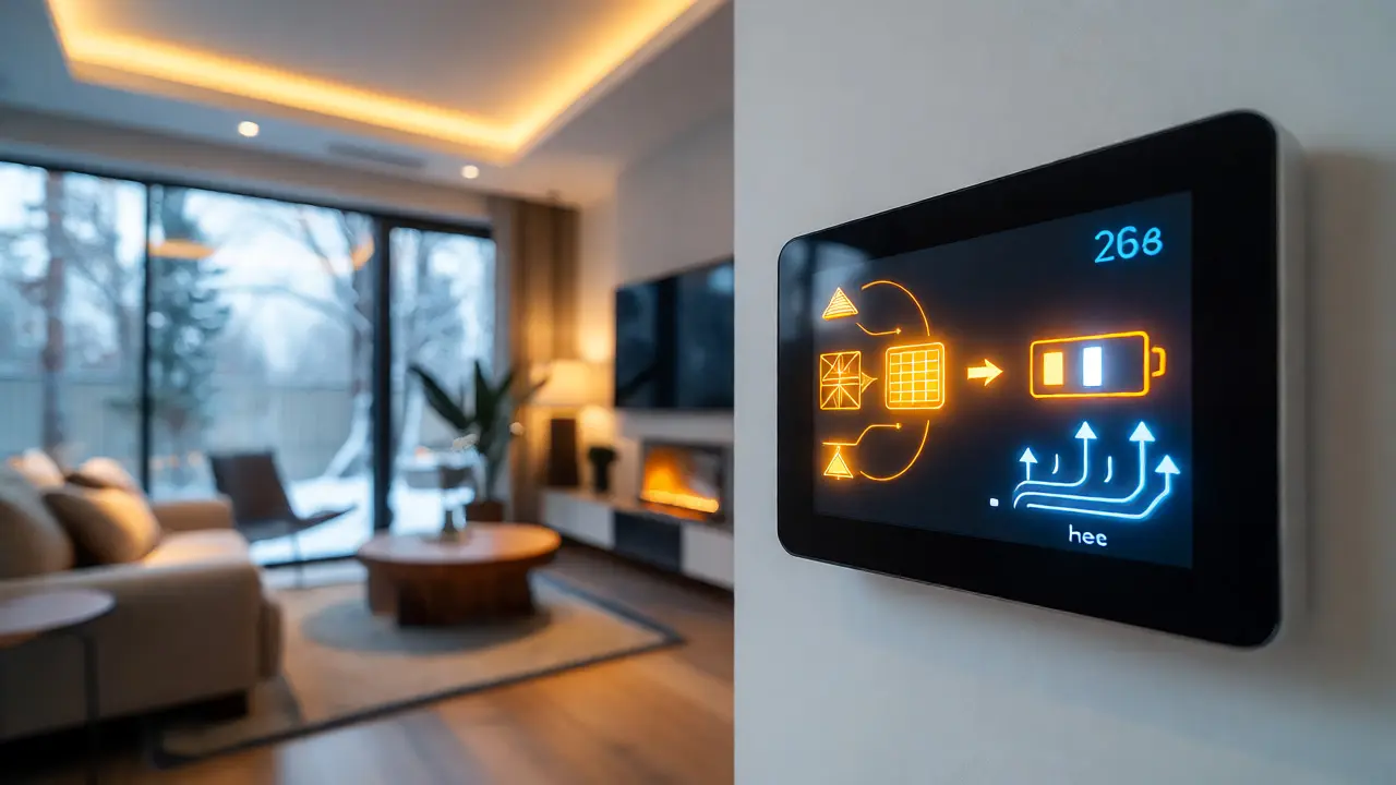 Intelligentes Energiemanagementsystem im Wohnbereich