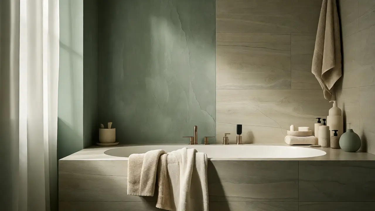 Badezimmer als Spa: Farben, Licht und Materialien für maximale Entspannung